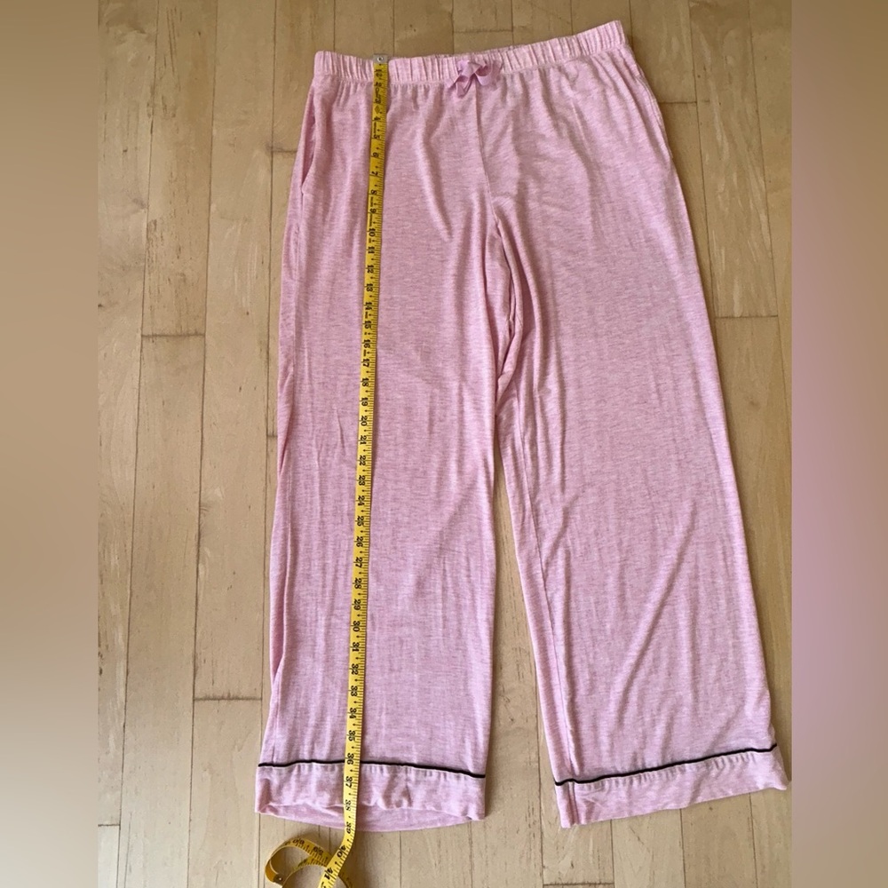 Victoria’s Secret Women's SoSoft Modal Long Pajama Set Angel Pink Size Large - Picture 9 of 16